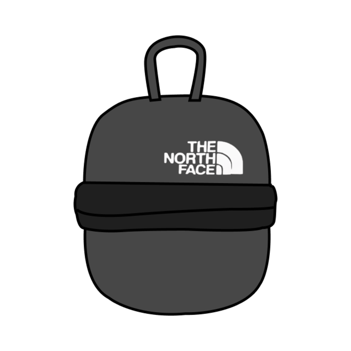 NN2PQ20J The North Face Nuptse Mold Pouch Black
