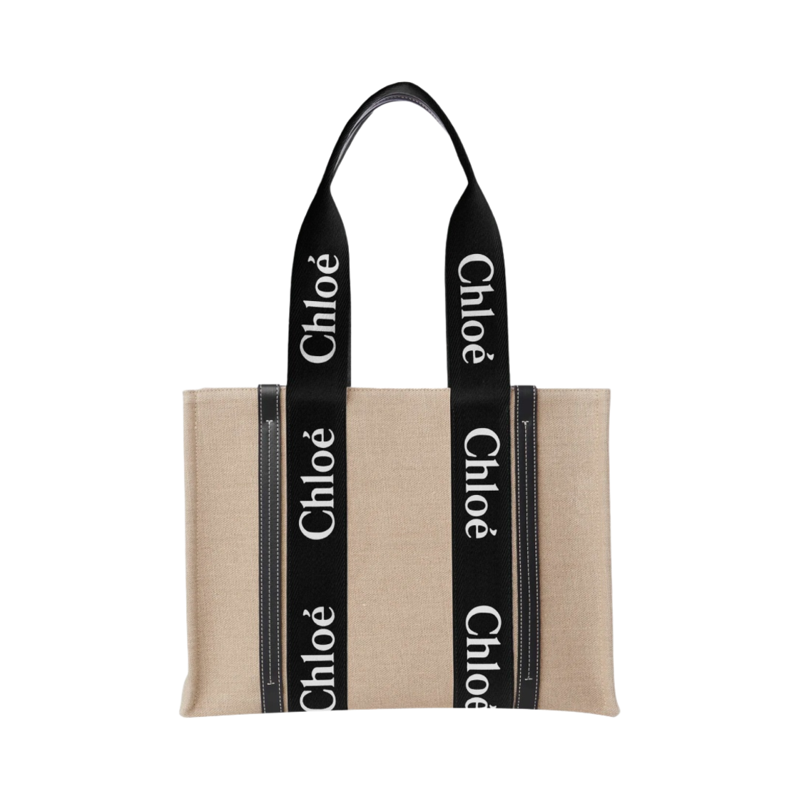 끌로에 우디 미디움 토트백 블랙 블루(Chloe Woody Medium Tote Bag Black Blue) - 2