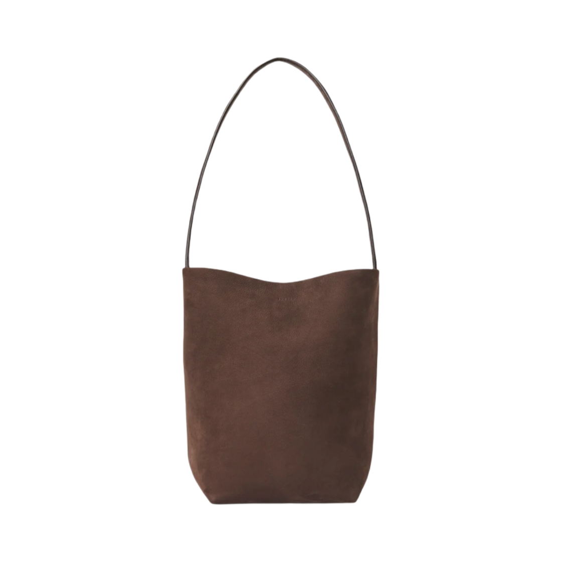 더 로우 미디움 N/S 파크 토트백 누벅 레더 우드 브라운(The Row Medium N/S Park Tote in Nubuck Leather Wood Brown) - 1