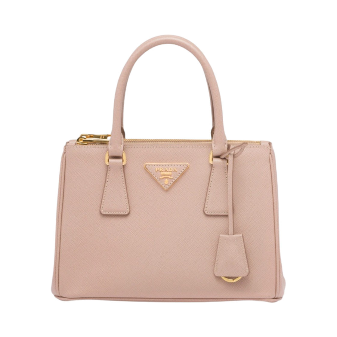 프라다 스몰 프라다 갤러리아 사피아노 레더 백 파우더 핑크(Prada Small Prada Galleria Saffiano Leather Bag Powder Pink) - 1