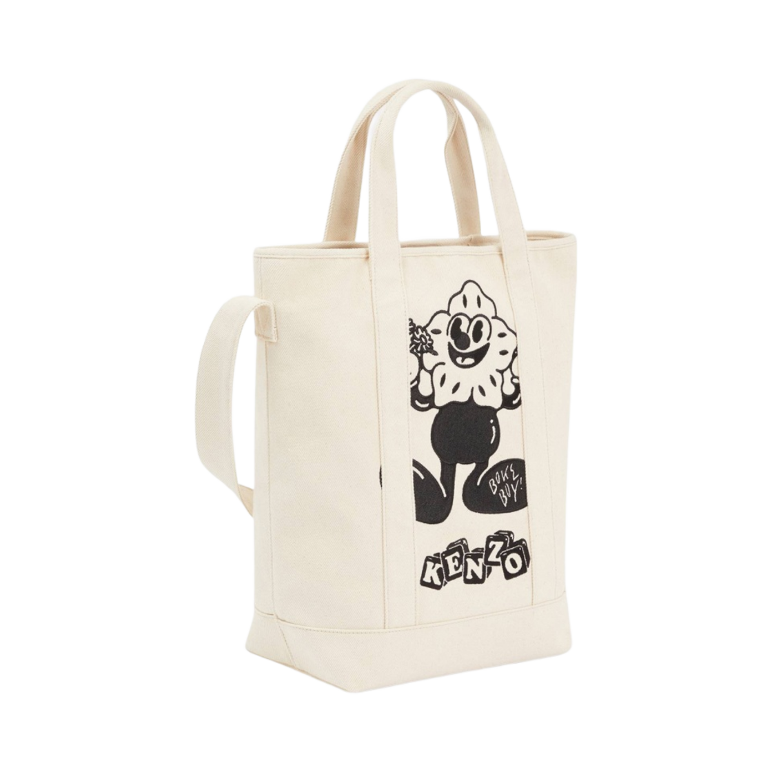 FD55SA901F35-03 Kenzo Boke Boy Tote Shoulder Bag Ecru