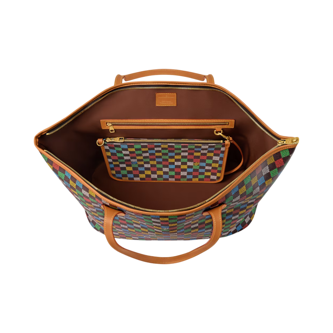 루이비통 네버에버풀 다미에 에벤 멀티컬러(Louis Vuitton Nevereverfull Damier Ebene Multicolor) - 3