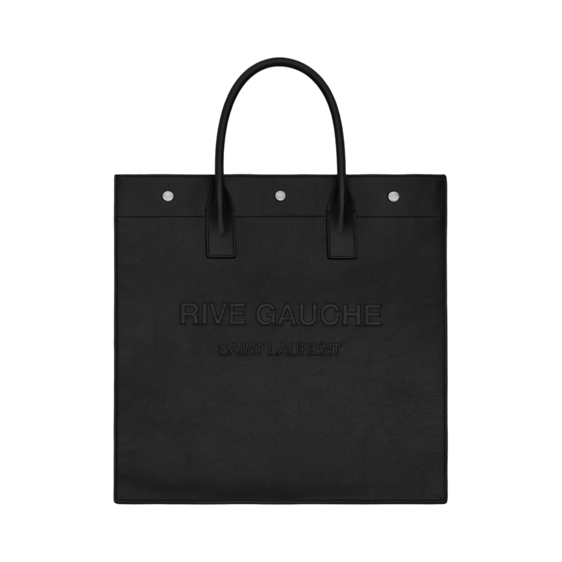 생로랑 리브 고쉬 노스 사우스 토트백 스무스 레더 블랙(Saint Laurent Rive Gauche North/South Tote Bag in Smooth Leather Black) - 1