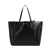 Marni PVC Tribeca Shopping Bag Black Royal