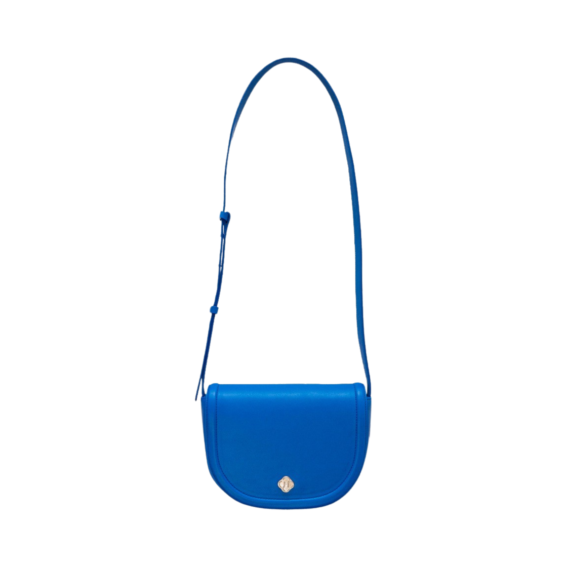그린 버터 우먼 달리아 하프 문 백 코발트 블루(Green Butter Women Dahlia Half Moon Bag Cobalt Blue)