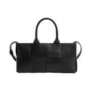 Bottega Veneta Mini East-West Arco Tote Bag Black