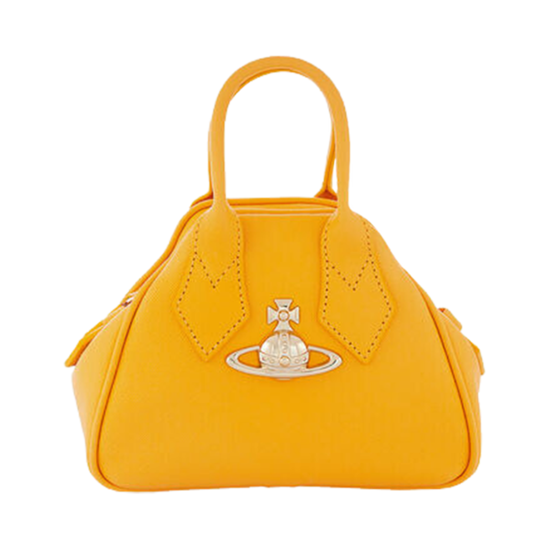 비비안 웨스트우드 사피아노 미니 야스민 핸드백 옐로우(Vivienne Westwood Saffiano Mini Yasmine Handbag Yellow) - 1