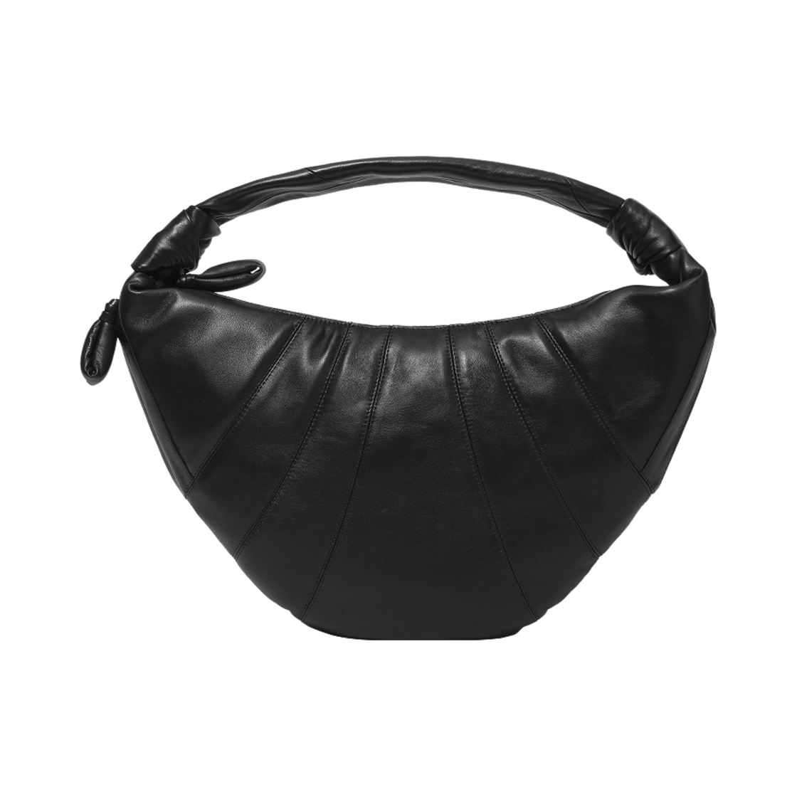 BG0071-LL095-999 Lemaire Fortune Croissant Bag Soft Nappa Leather Black