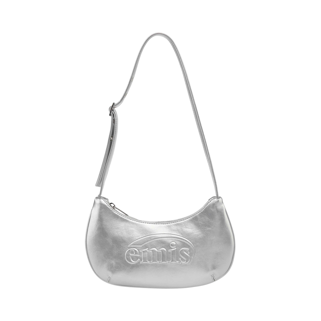 이미스 엠보스드 미니 백 실버(Emis Embossed Mini Bag Silver)