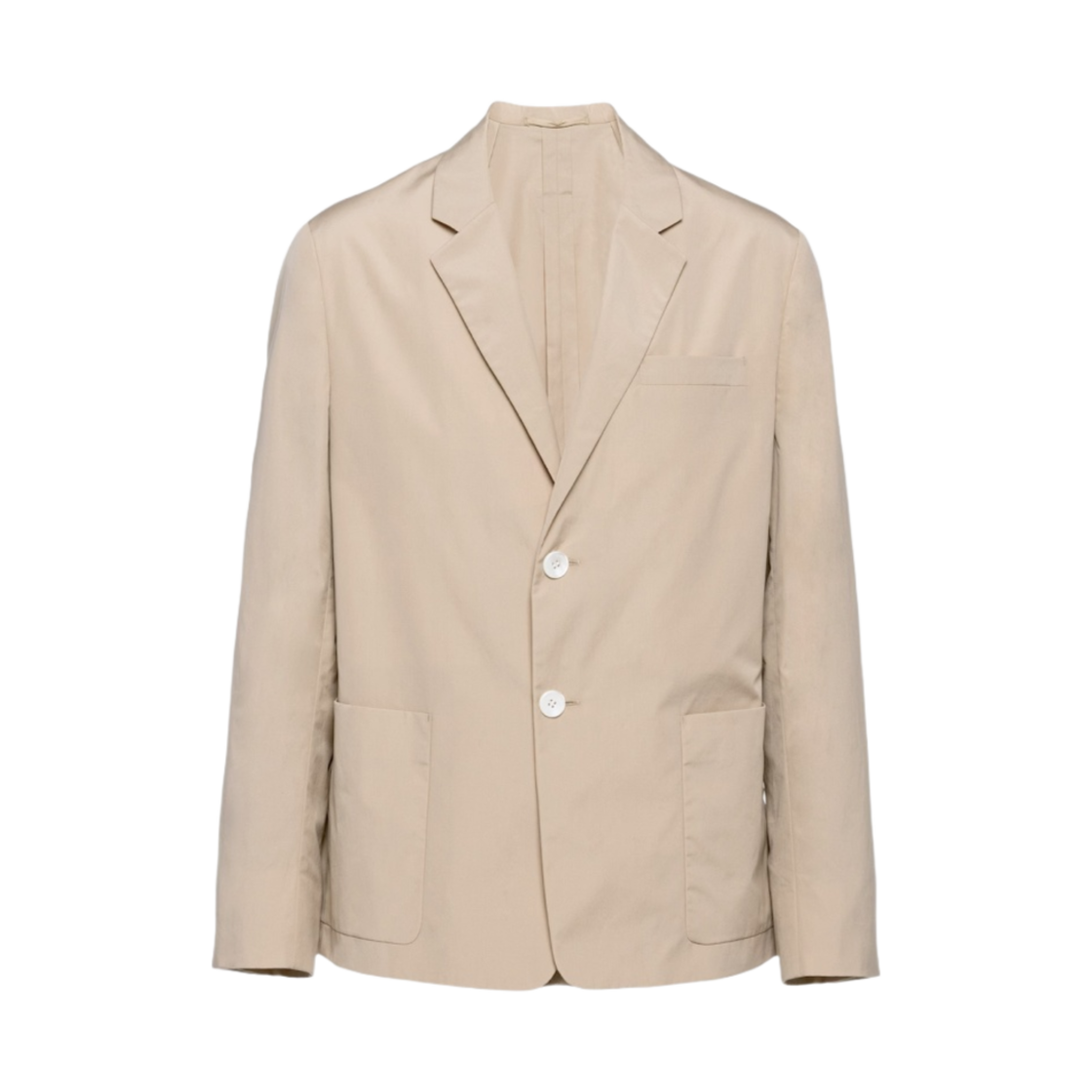 프라다 싱글 브레스티드 코튼 자켓 코드(Prada Single-Breasted Cotton Jacket Cord) - 1