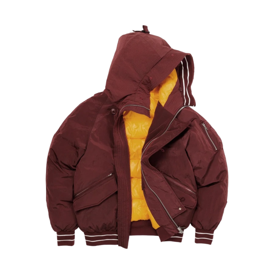 팔라스 P-2B 숏 파카 버건디 - 21FW | Palace | KREAM