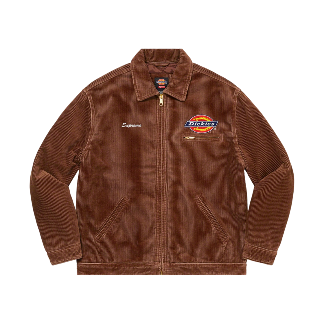 슈프림 x 디키즈 코듀로이 워크 자켓 브라운 - 22FW(Supreme x Dickies Corduroy Work Jacket Brown - 22FW)
