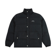 Stussy Solid Puffer Jacket Black