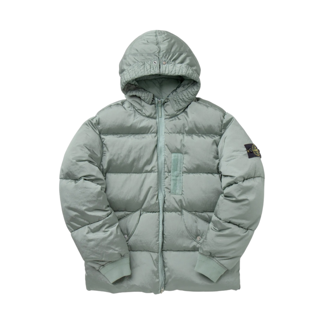 스톤 아일랜드 43619 나일론 메탈 에코닐 재생 나일론 다운 자켓 올리브 - 22FW(Stone Island 43619 Nylon Metal Econyl Regenerated Nylon Down Jacket Olive - 22FW) - 1