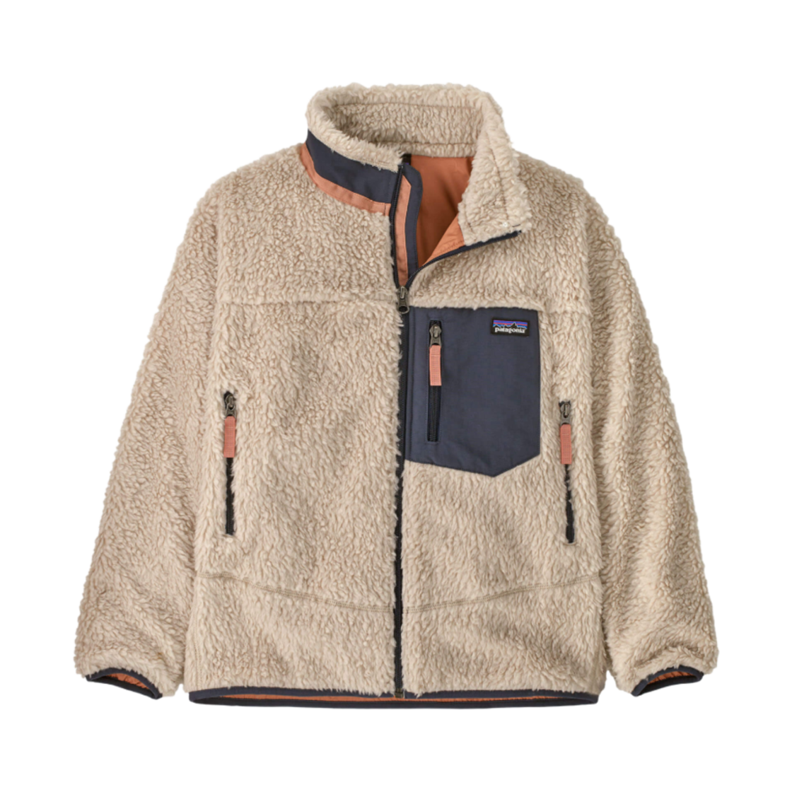 (키즈) 파타고니아 레트로X 자켓 내츄럴 W 스몰더 블루