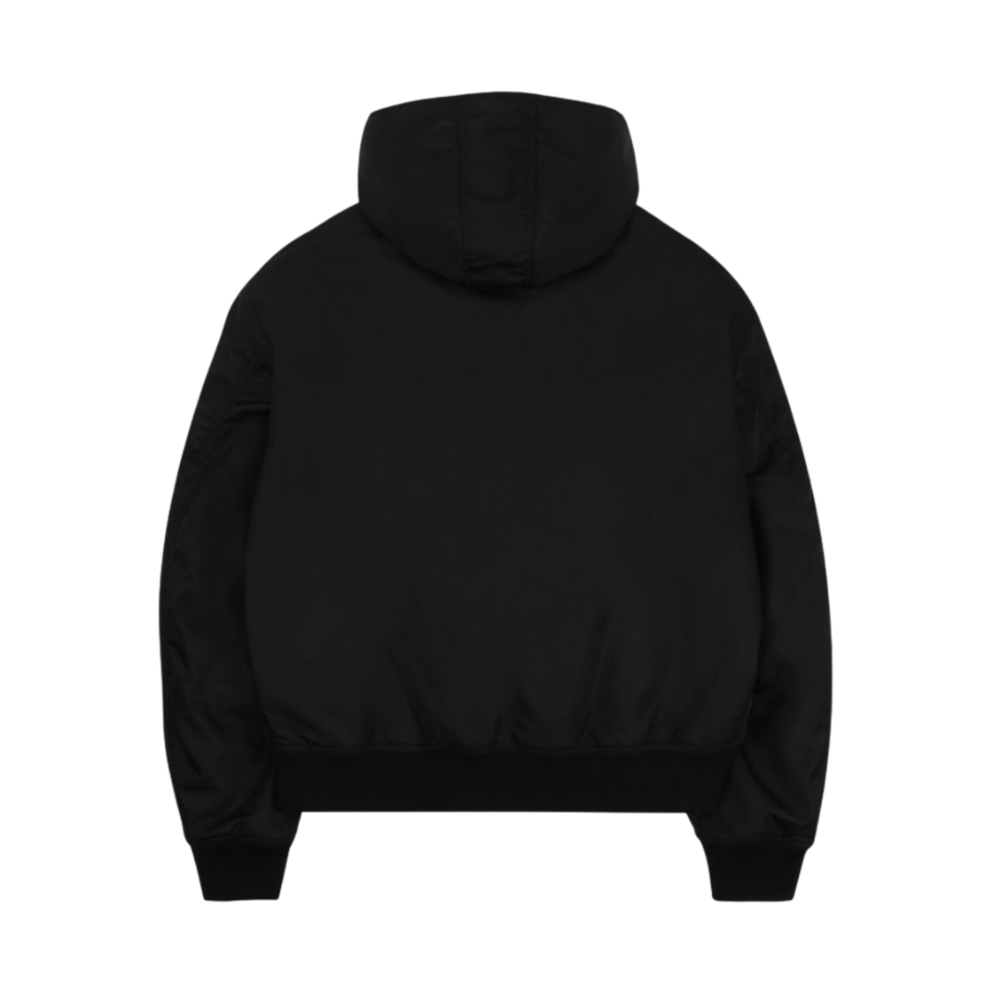 보테가 베네타 나일론 개버딘 후드 봄버 자켓 블랙(Bottega Veneta Nylon Gabardine Hooded Bomber Jacket Black) - 2