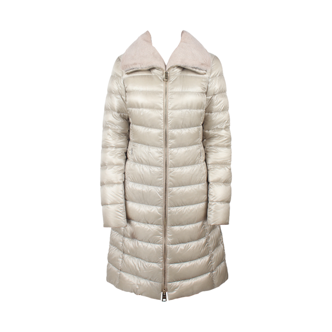 PI0650DIC-12017Z-1985 (W) Herno Elisa Long Goose Down Jacket Chantilly