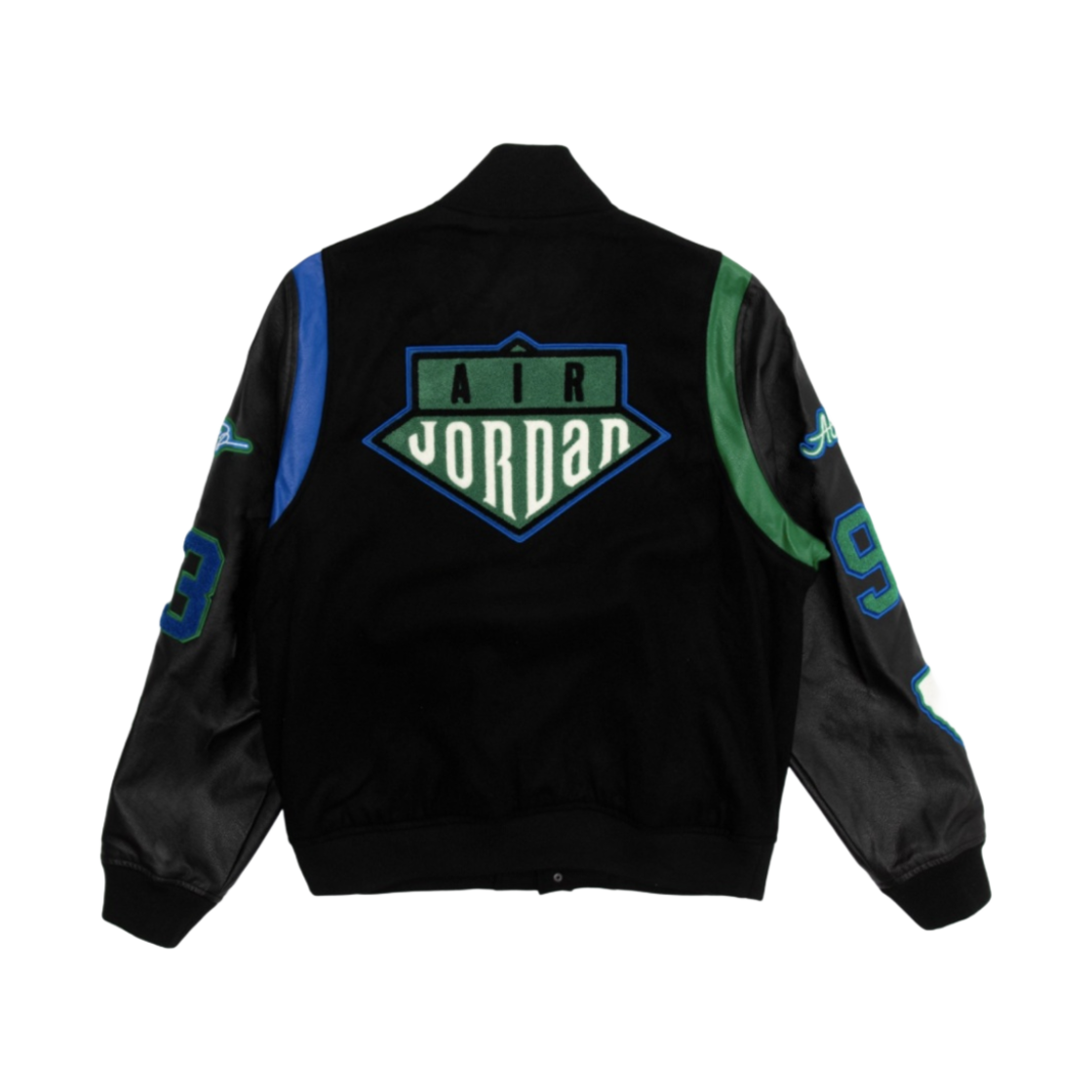 (W) 조던 x 알레일리 메이 바시티 자켓 블랙 - US/EU((W) Jordan x Aleali May Varsity Jacket Black - US/EU) - 2