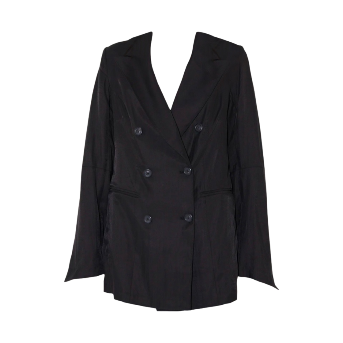 (W) 아워레가시 Db 플로우 블레이저 블랙 익스피리언스드 비스코스((W) Our Legacy Db Flow Blazer Black Experienced Viscose) - 1