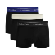 Calvin Klein Cotton Stretch 3 pack Low Rise Trunk Black