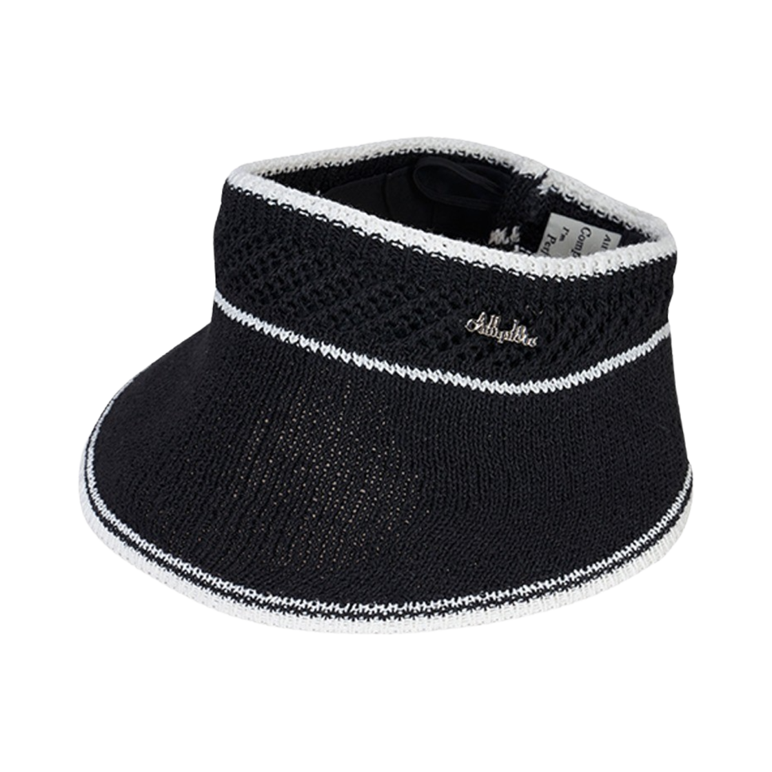 올인컴플리트 호리즌 페이퍼 썬바이저 블랙(Allincomplete Horizon Paper Sun Visor Black)