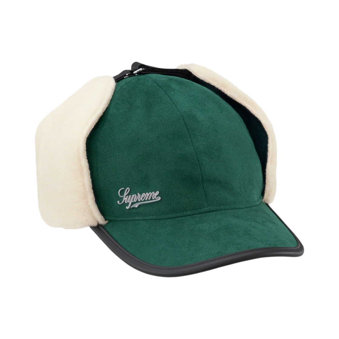 슈프림 셔링 이어플랩 6-패널 캡 다크 그린 - 22FW(Supreme Shearling Earflap 6-Panel Dark Green - 22FW) - 2