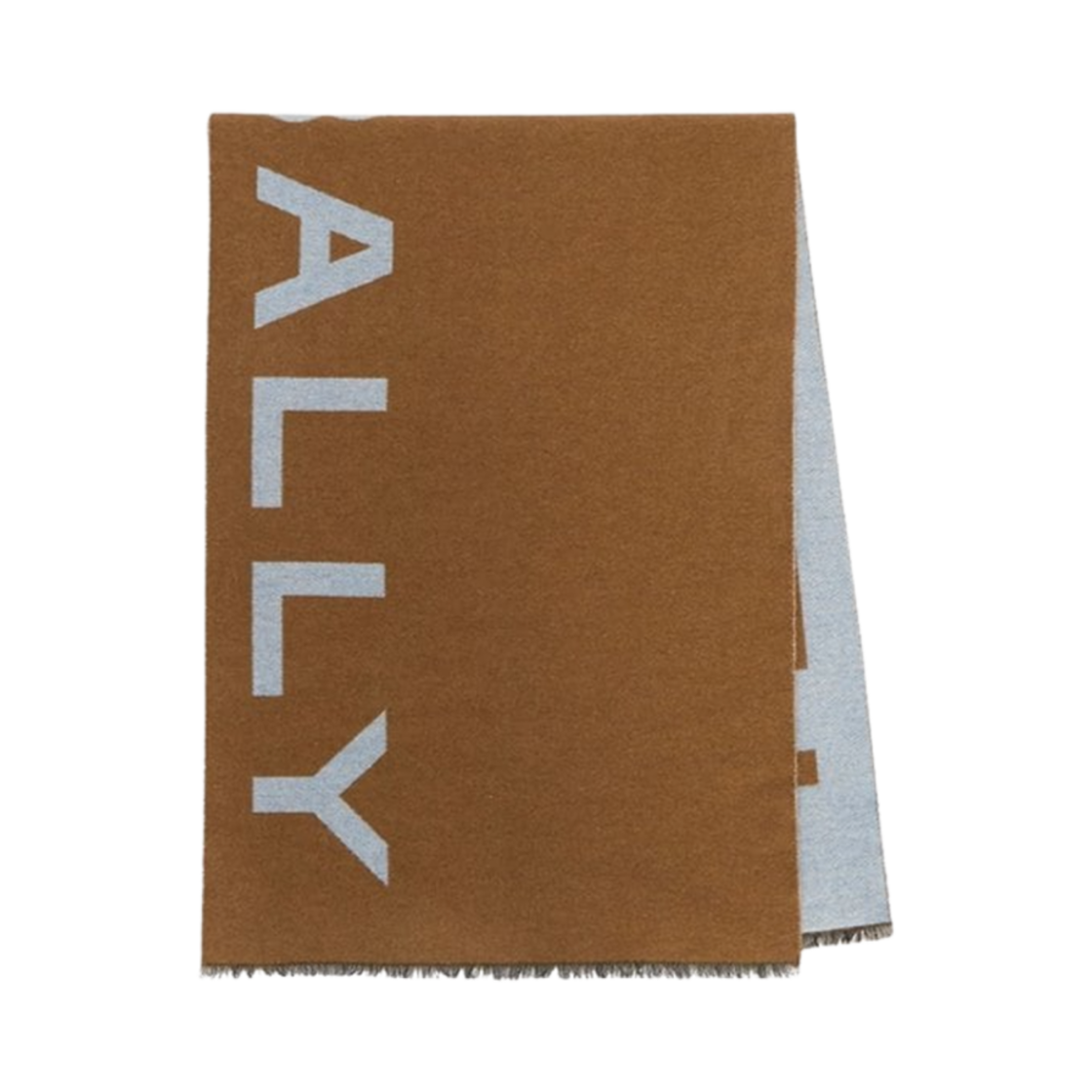 6305159 Bally Logo Scarf Brown