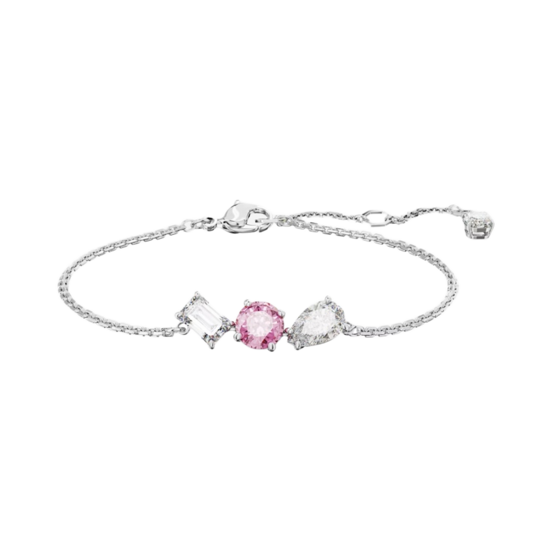 5668361 (W) Swarovski Mesmera Bracelet Pink Rhodium Plated