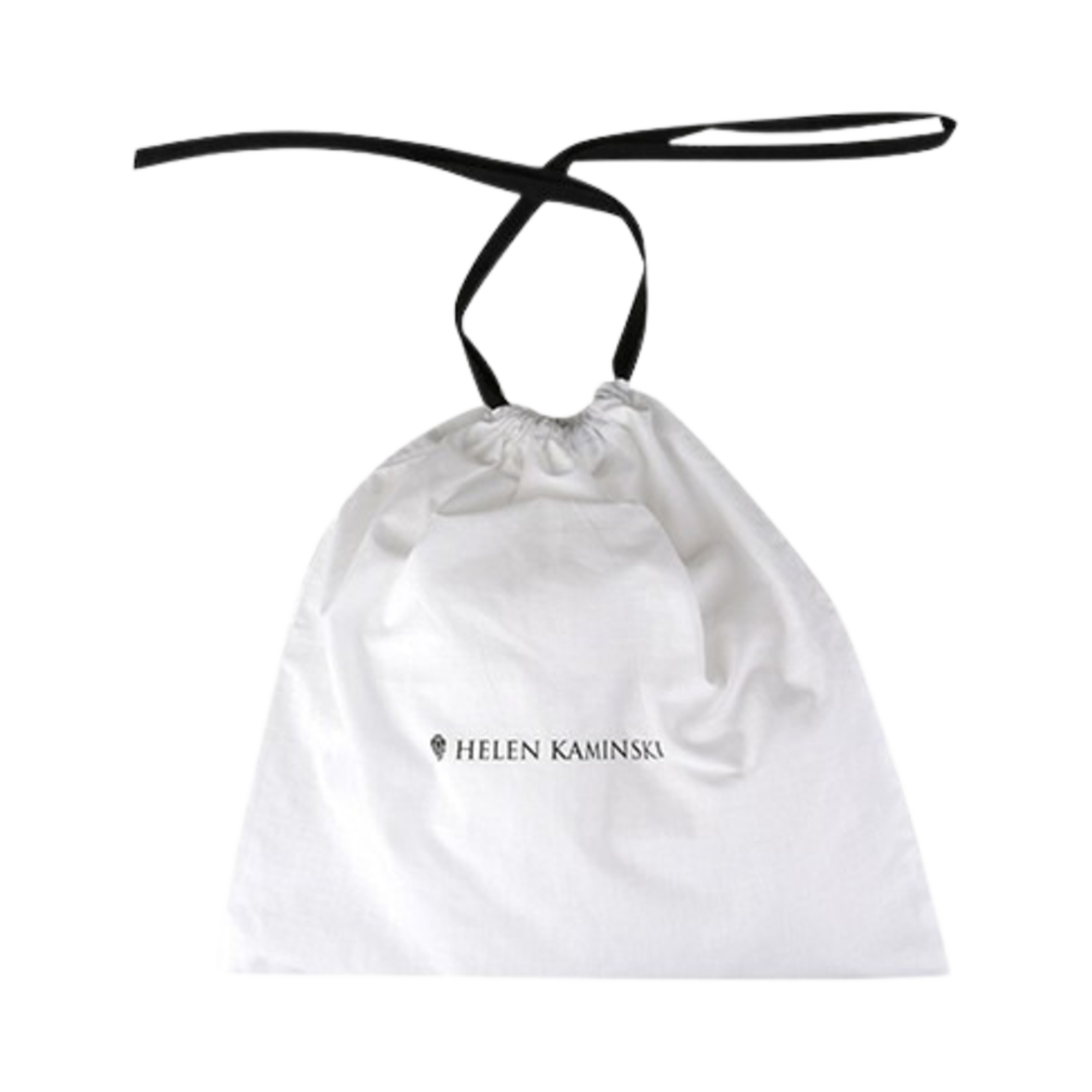 PKG10270 Helen Kaminski Logo Print Dust Bag White