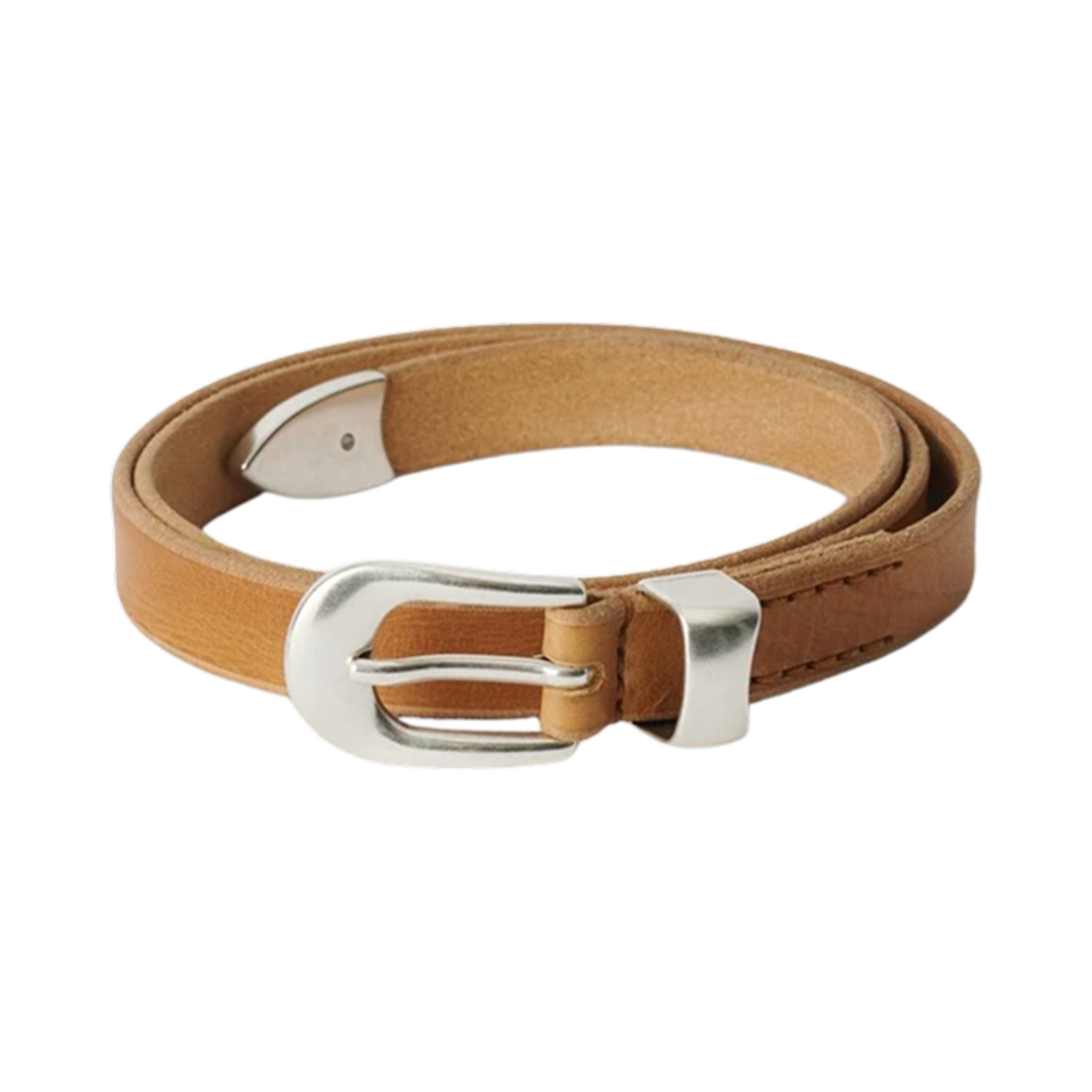 A2258CDD Our Legacy 2cm Belt Desert Dune Leather