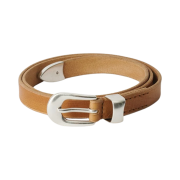 Our Legacy 2cm Belt Desert Dune Leather