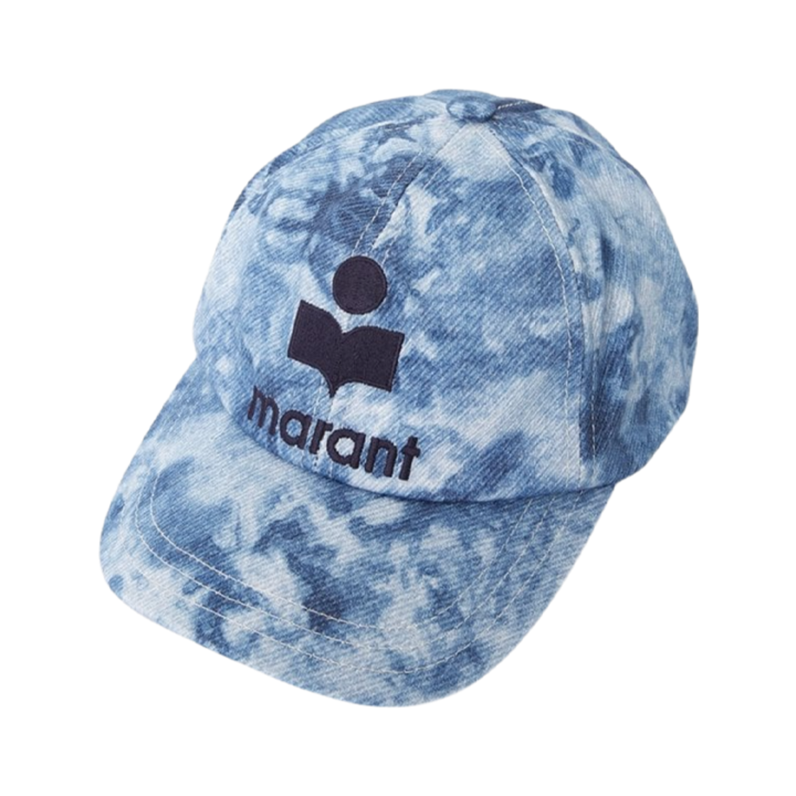 CQ001XHA-A1C11J-30BU Isabel Marant Tyron Logo Cap Blue - 23SS
