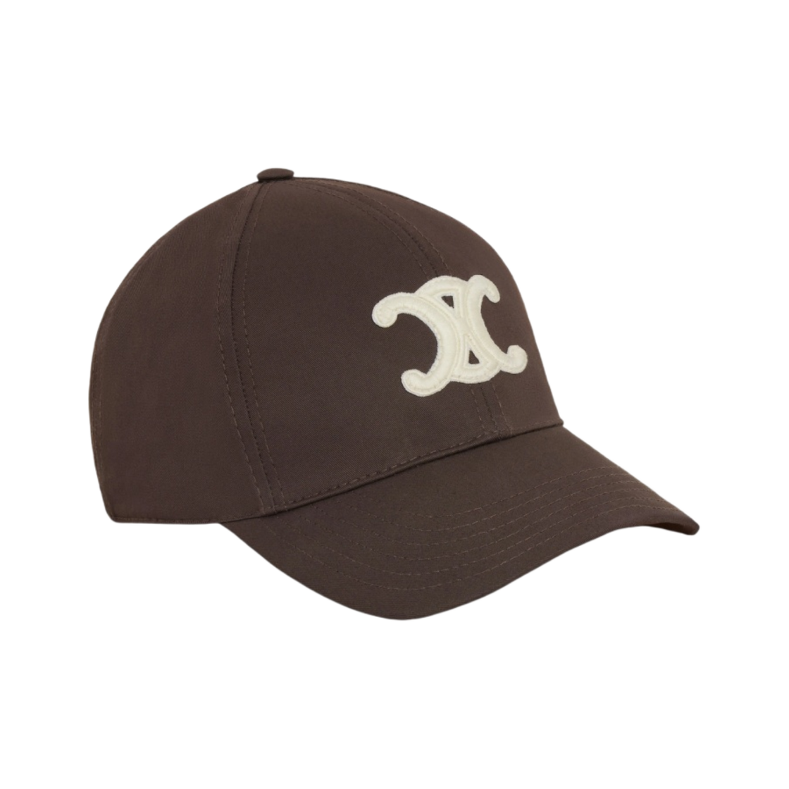 (W) 셀린느 코튼 트리옹프 베이스볼 캡 카카오((W) Celine Triomphe Baseball Cap in Cotton Cacao) - 2