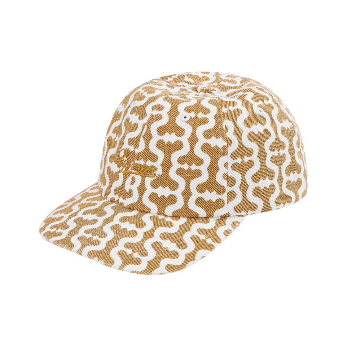 슈프림 모노그램 S 로고 6-패널 캡 탄 - 21SS(Supreme Monogram S Logo 6-Panel Tan - 21SS) - 1