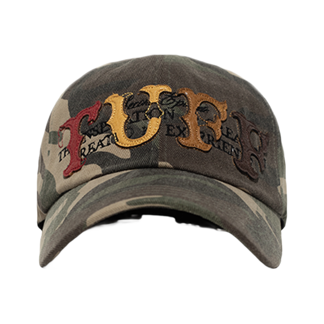24EP2CP011 CM Gatherlazy Leather Patch Tuff Cap Camo