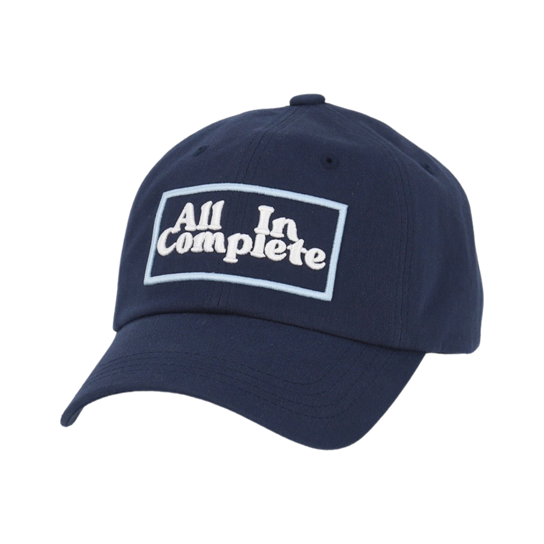 올인컴플리트 문 로고 볼캡 네이비