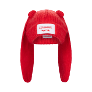 Charles Jeffrey Loverboy Chunky Rabbit Mohair Beanie Red