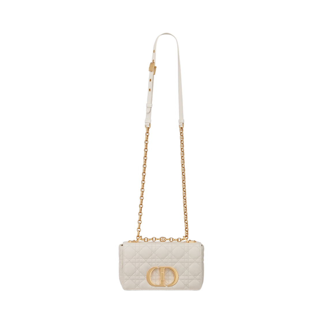 디올 스몰 카로 백 아이보리 서플(Dior Small Caro Bag Ivory Supple) - 4