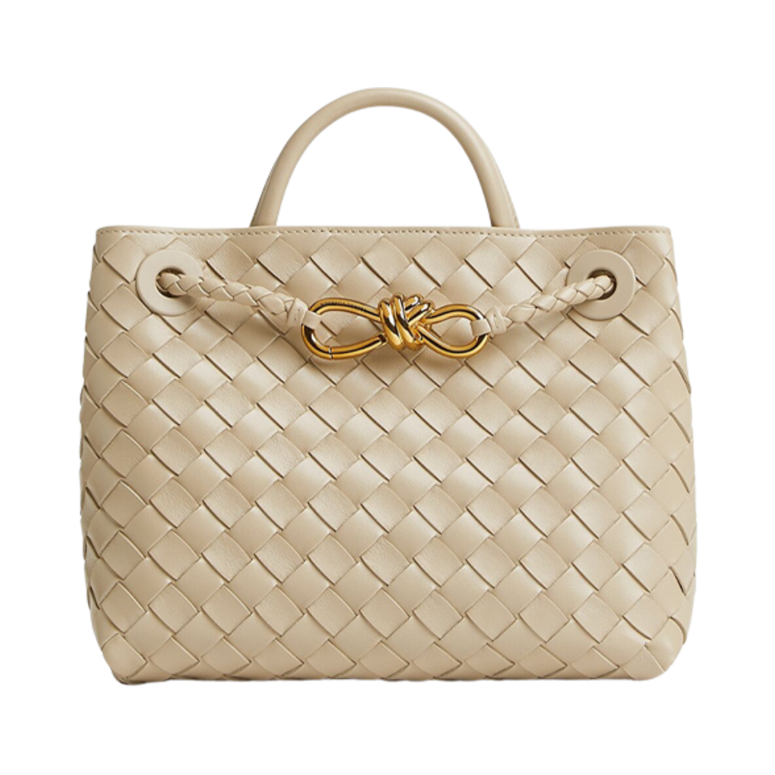 766014VCPP19616 Bottega Veneta Small Andiamo Ecru