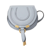 Chloe Marcie Nano Saddle Bag Shady Blue