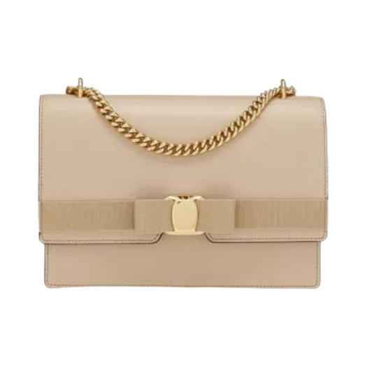 Ferragamo Vara Bow Crossbody Bag Deer