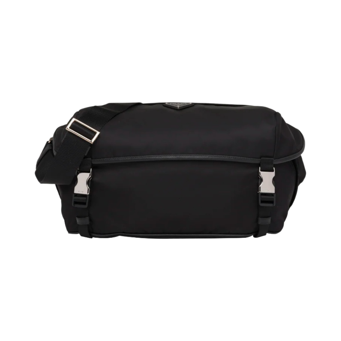 프라다 리나일론 앤 사피아노 레더 숄더백 블랙(Prada Re-Nylon and Saffiano Leather Shoulder Bag Black)