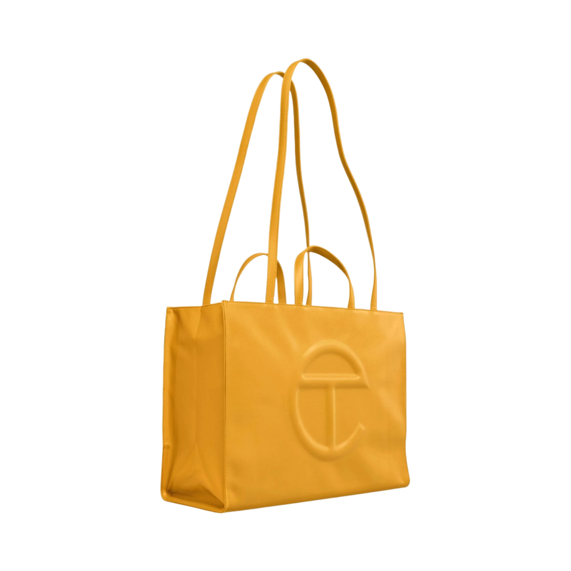 텔파 라지 쇼핑백 머스타드(Telfar Large Shopping Bag Mustard) - 2