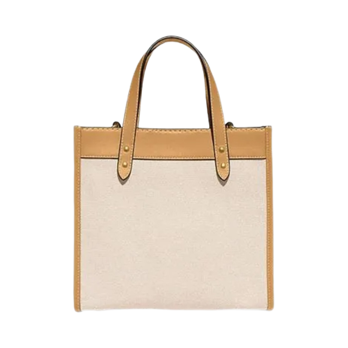 코치 필드 토트백 22 내츄럴 캔버스 탄(Coach Field Tote Bag 22 Natural Canvas Tan) - 3