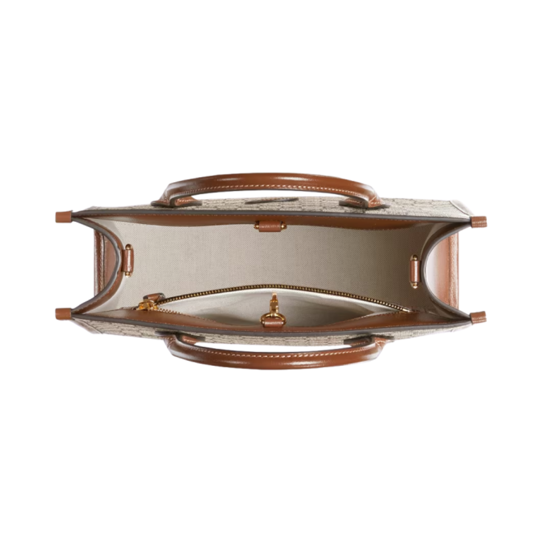 구찌 인터로킹 G 스몰 토트백 베이지 에보니(Gucci Small Tote Bag with Interlocking G Beige Ebony) - 5