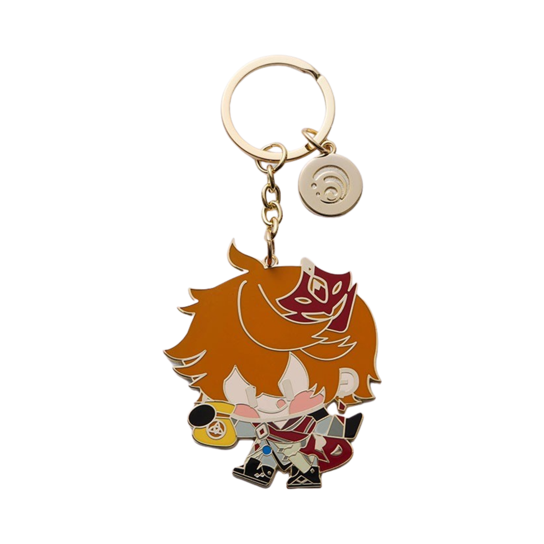 6974096530427 Genshin Metal Keychain Chibi Character Tartaglia