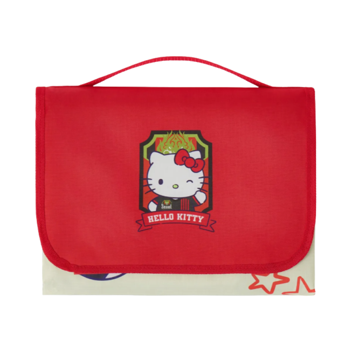 SPMAT25KXSAN003HK K League x Sanrio Characters Picnic Mat Hello Kitty Red