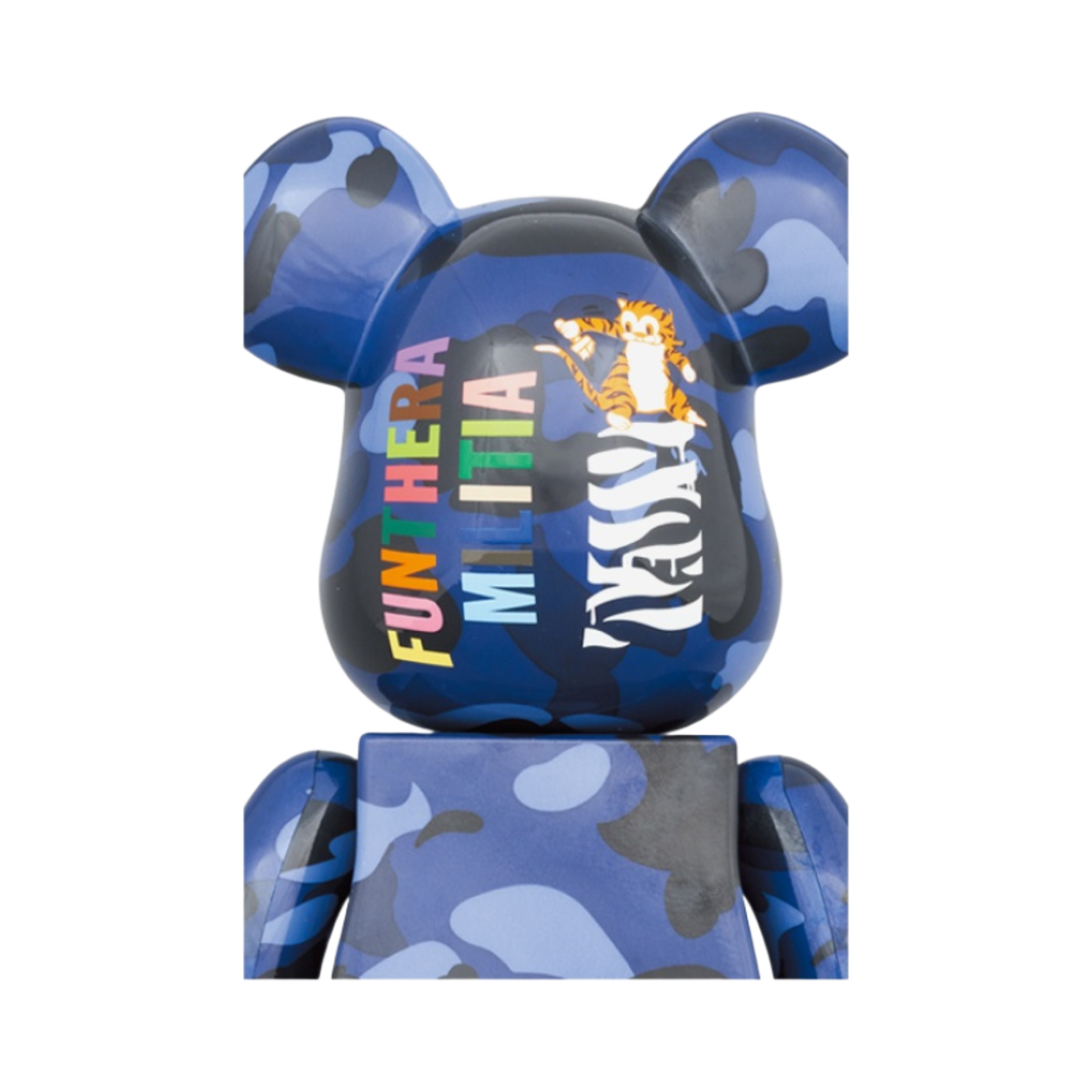 베어브릭 x 베이프 카모 타이거 블루 100% & 400% 세트(Bearbrick x BAPE Camo Tiger Blue 100% & 400% Set) - 4