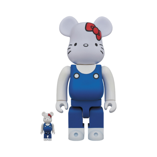 Bearbrick Hello Kitty 45th Anniversary 70’s Ver. 100% & 400% Set