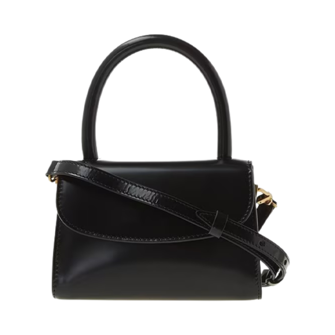 18FWMINABLWSMA By Far MIni Tote Bag Black